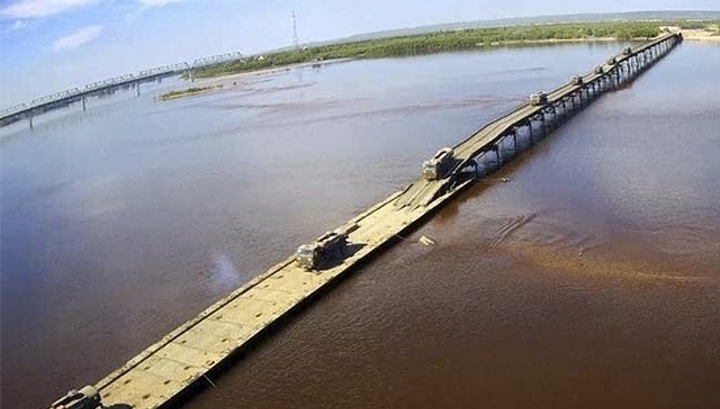 Разборный мост в Амурской области стал рекордсменом