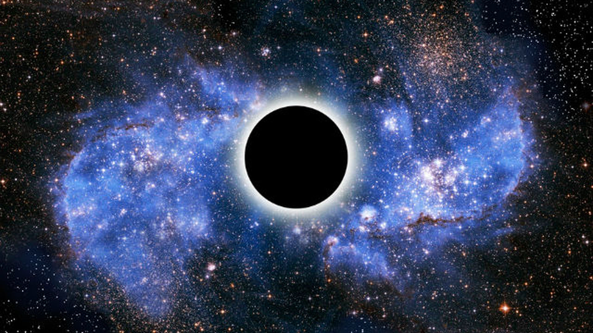 Темная дыра в космосе