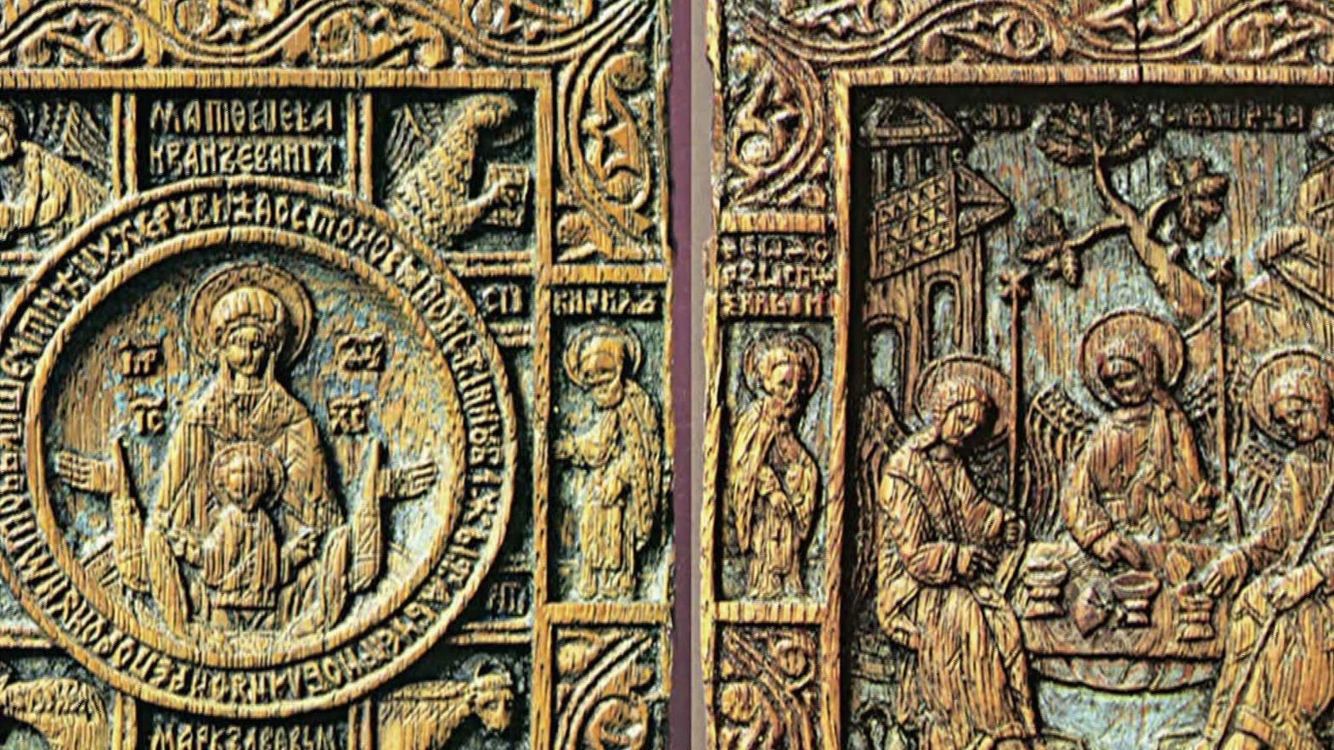 Мозаики Троица Ветхозаветная Византия