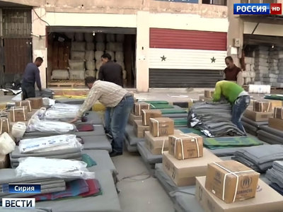 Россия направила 19 тонн гумпомощи сирийскому народу
