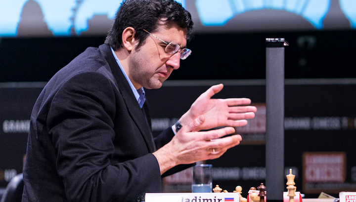 Владимир Крамник и Дин Лижэнь сыграли вничью на шахматном турнире претендентов