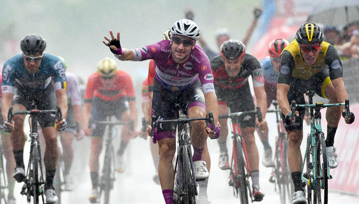 Джиро д'Италия. Вивиани победил на 17-м этапе веломногодневки
