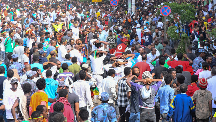 За три дня протестов в Эфиопии погибли 67 человек