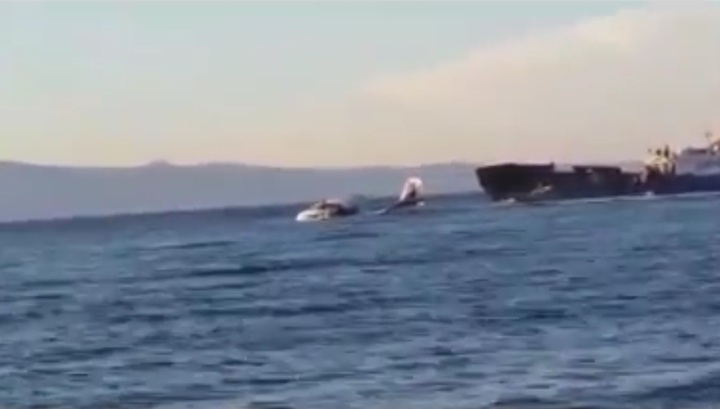 Авария самолета, ушедшего на дно Байкала, попала на видео