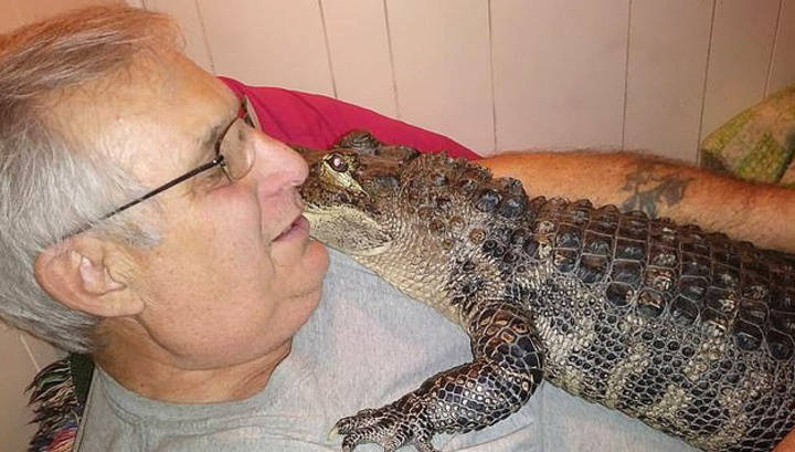 В США мужчина завел домашнего крокодила, чтобы избавиться от депрессии