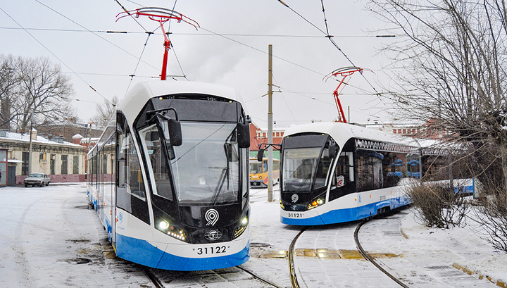 На московские дороги выйдет первый в России беспилотный трамвай