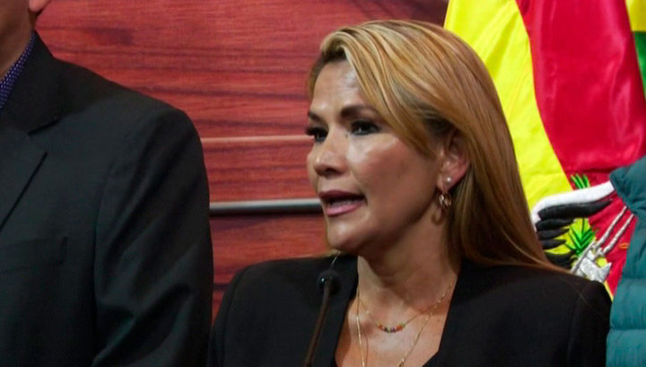 Вице-спикер сената Аньес приняла на себя полномочия президента Боливии