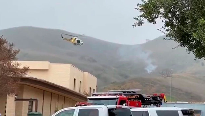 При крушении вертолета в Калифорнии погиб баскетболист Кобе Брайант
