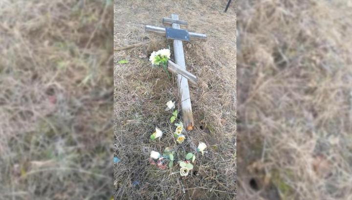 Третьеклассники устроили погром на кладбище в Рязанской области