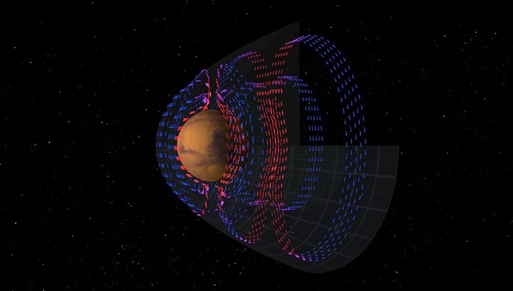 Создана первая карта электрических токов в атмосфере Марса