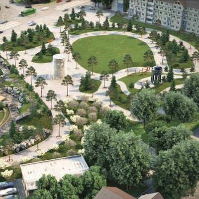 В Кемерове на месте снесенного ТЦ В Кемерове на месте снесенного ТЦ