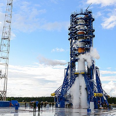 Запущенные с космодрома Плесецк спутники связи выведены на орбиту Запущенные с космодрома Плесецк спутники связи выведены на орбиту