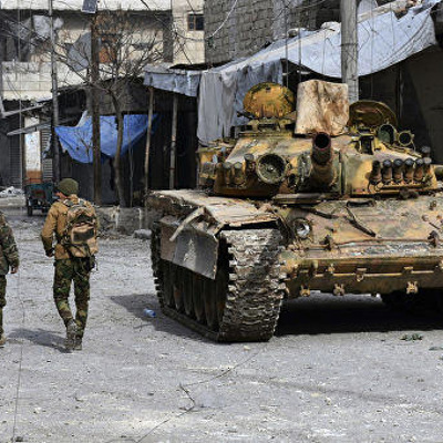 Бойцы сирийской армии вошли в три предместья на западной окраине Алеппо Бойцы сирийской армии вошли в три предместья на западной окраине Алеппо