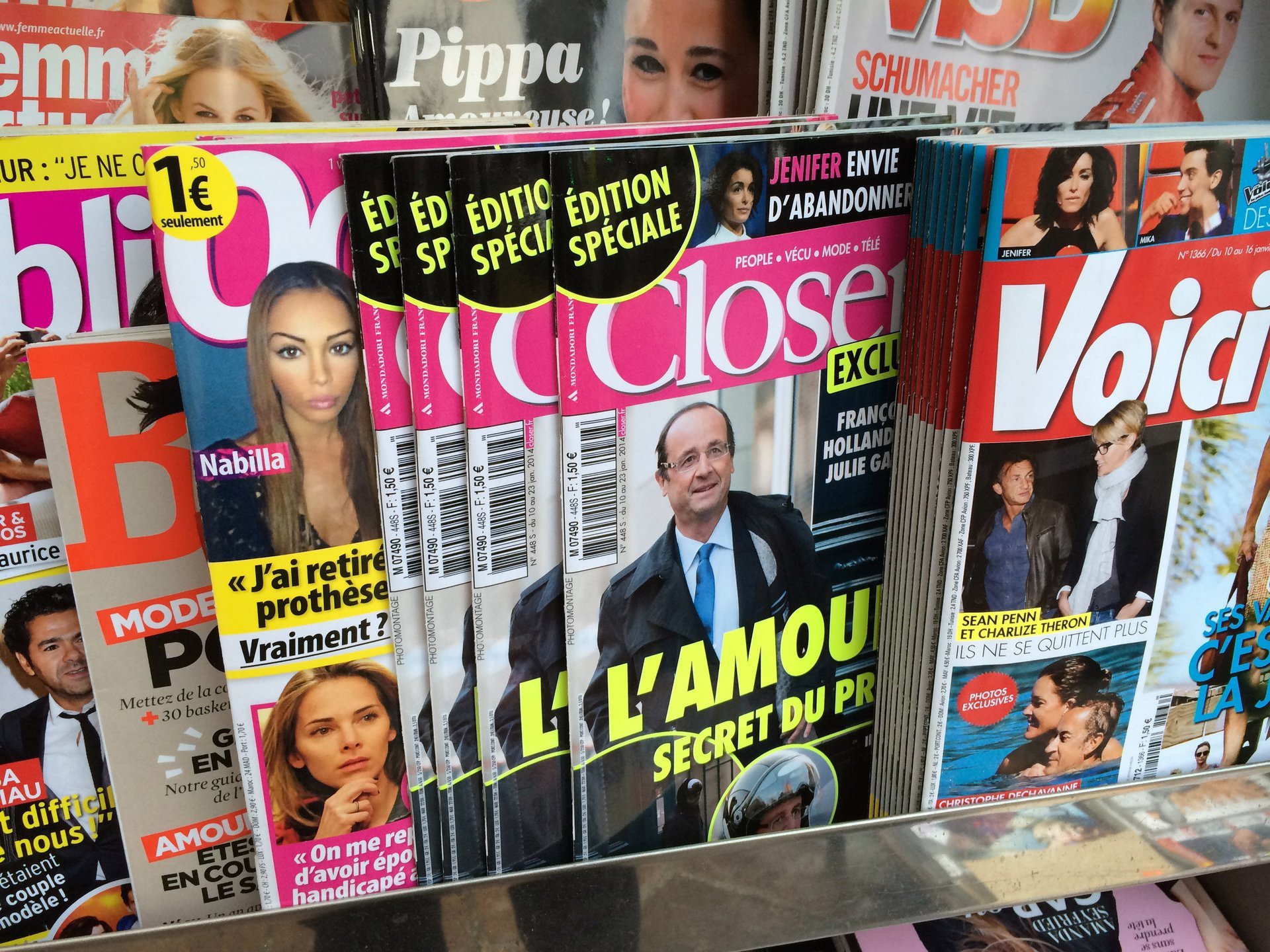 Французский журнал closer