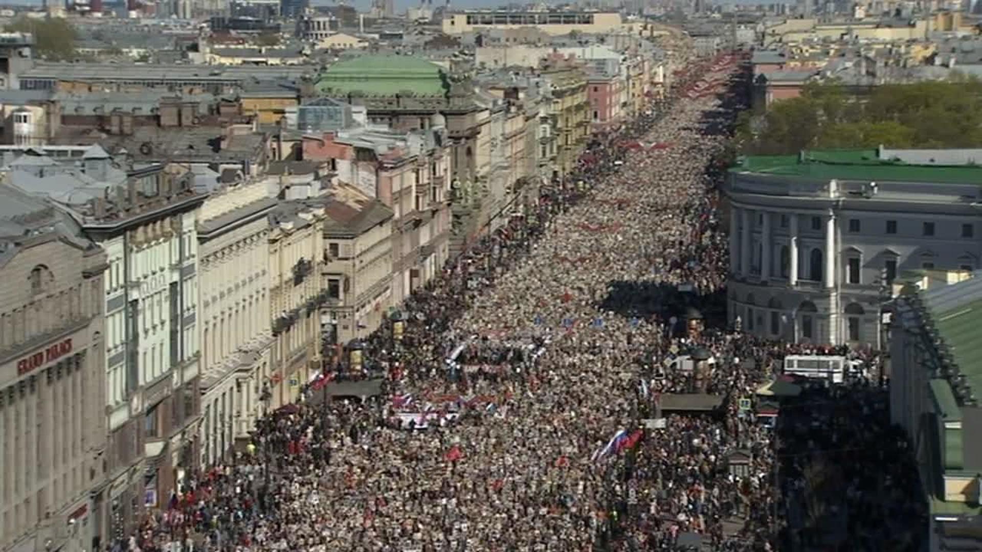 Бессмертный полк в с петербурге