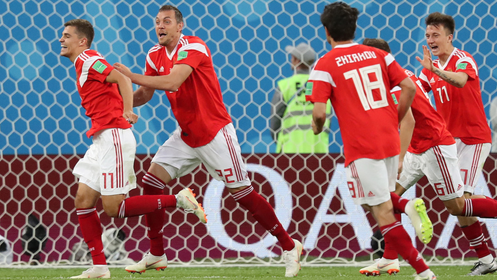 Россия – Египет – 1:0. Россияне вышли вперед после автогола