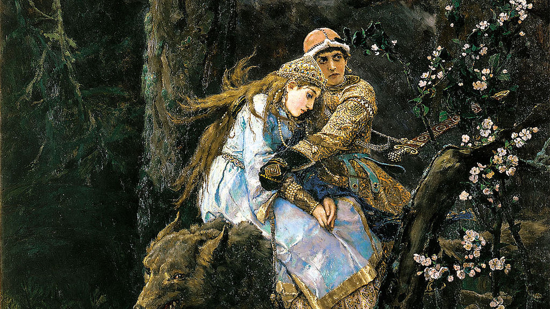 Рисунок на тему сказки иван царевич и серый волк