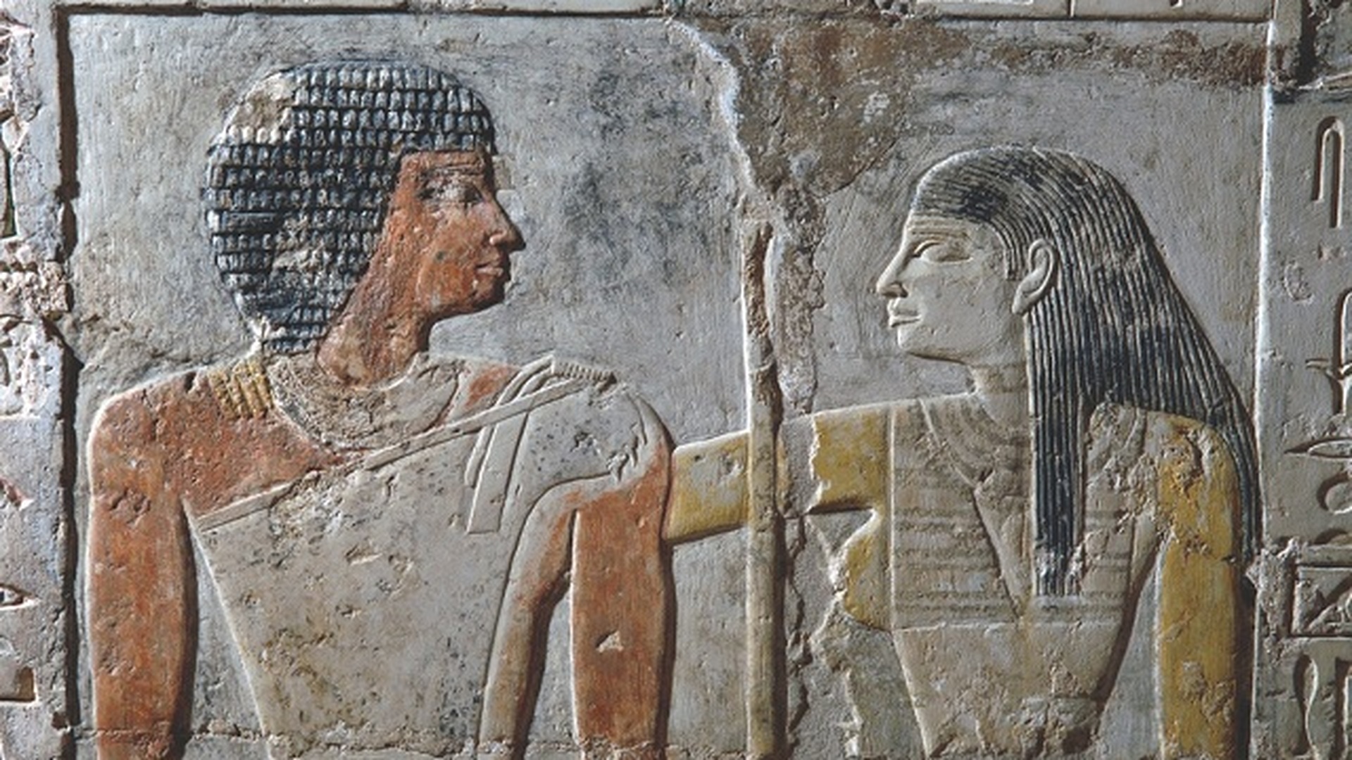 Хефрен фреска древний Египет