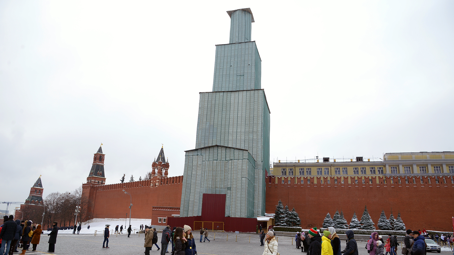 Реконструкция Спасской башни Московского Кремля