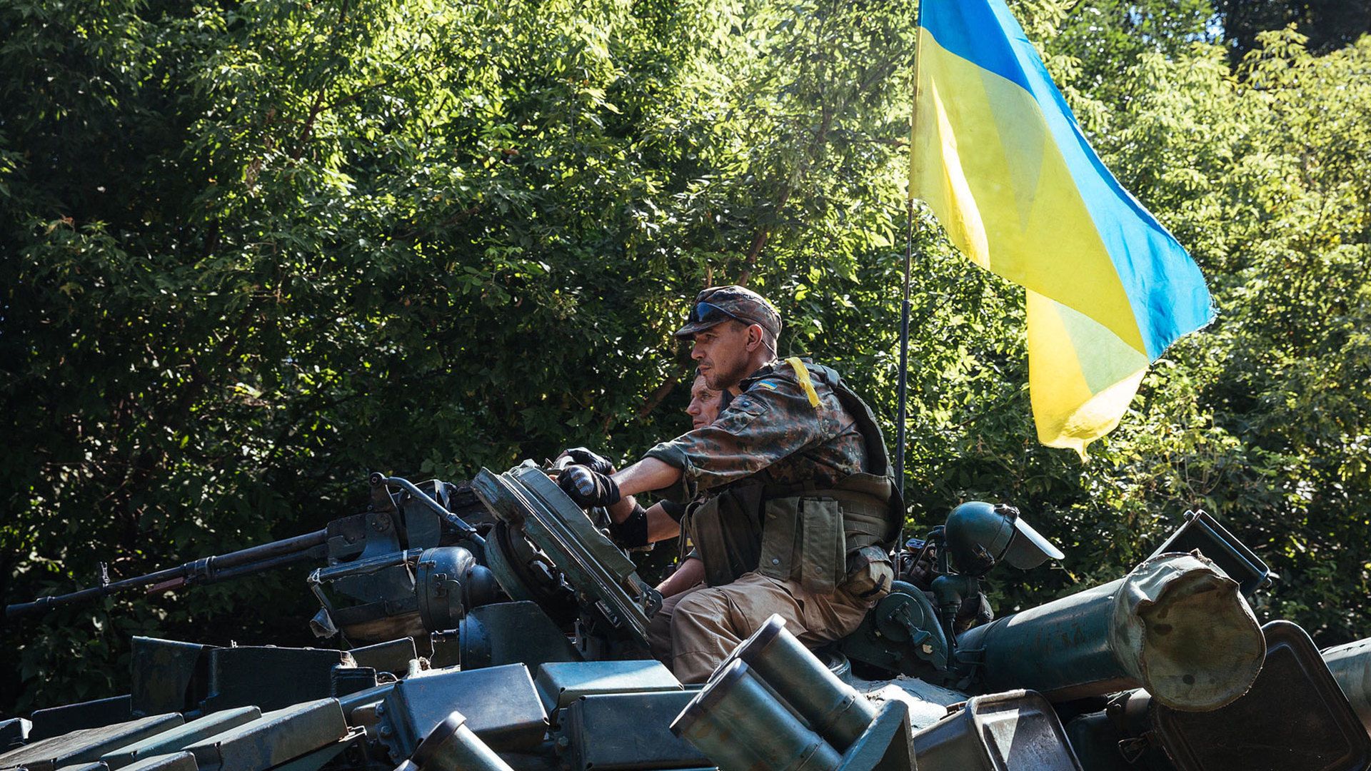 Украинские военные в окружении