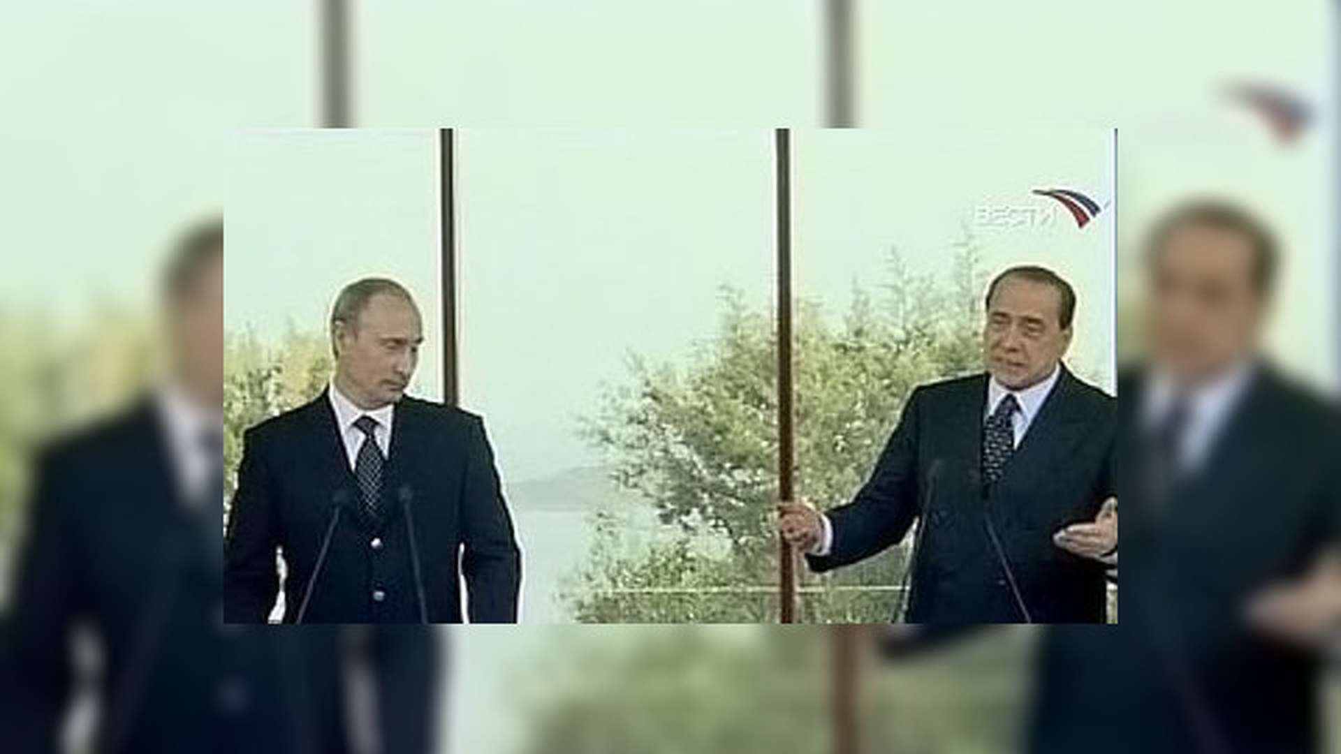 Путин Берлускони Буш