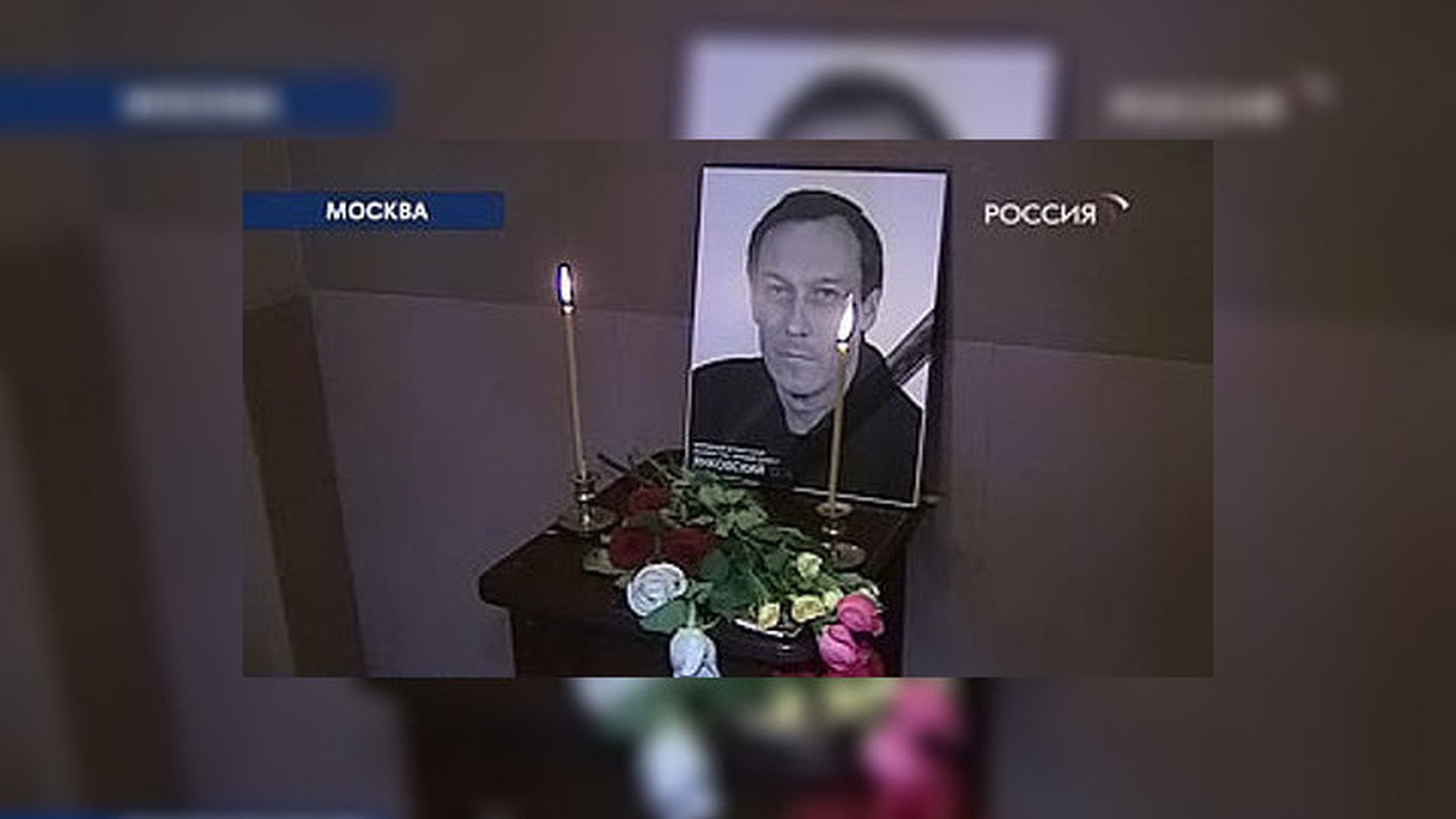 Похороны Олега Янковского на кладбище