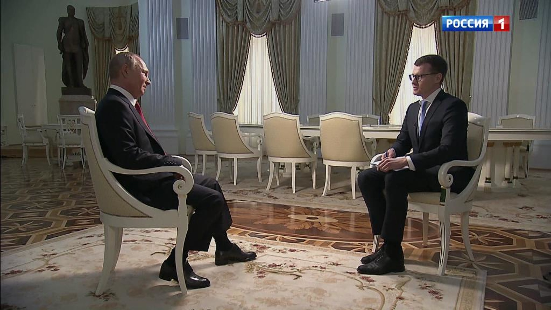 Путин интервью Россия 1