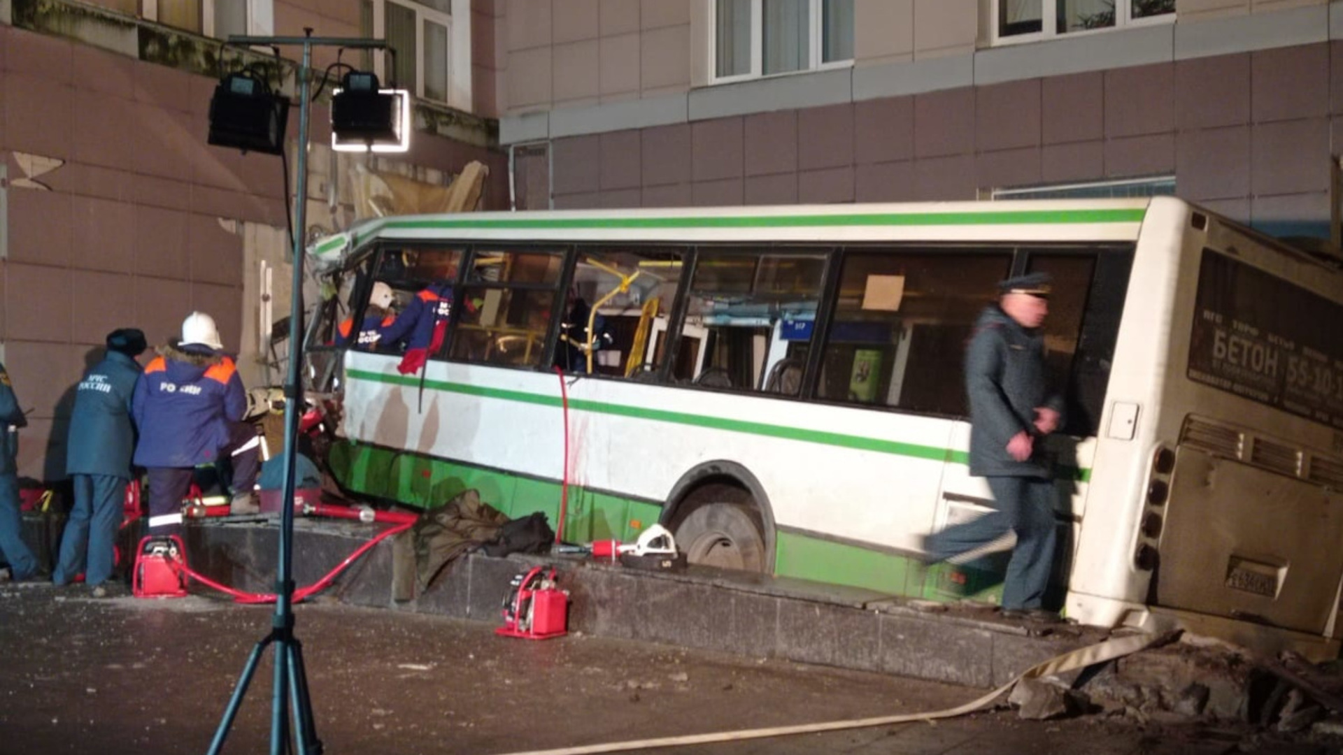 Автобус Великий Новгород авария