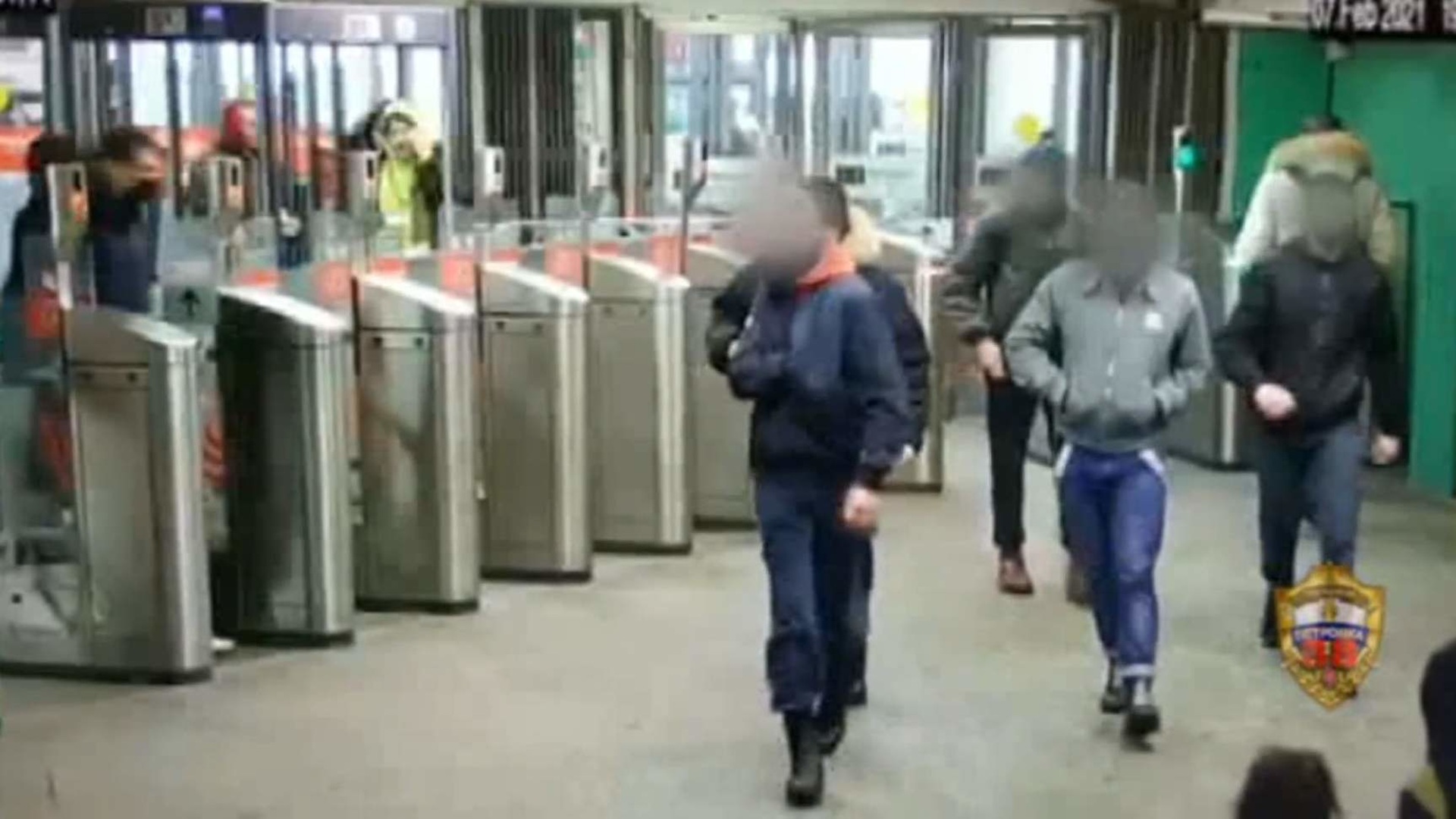 Задержания мигрантов в метро