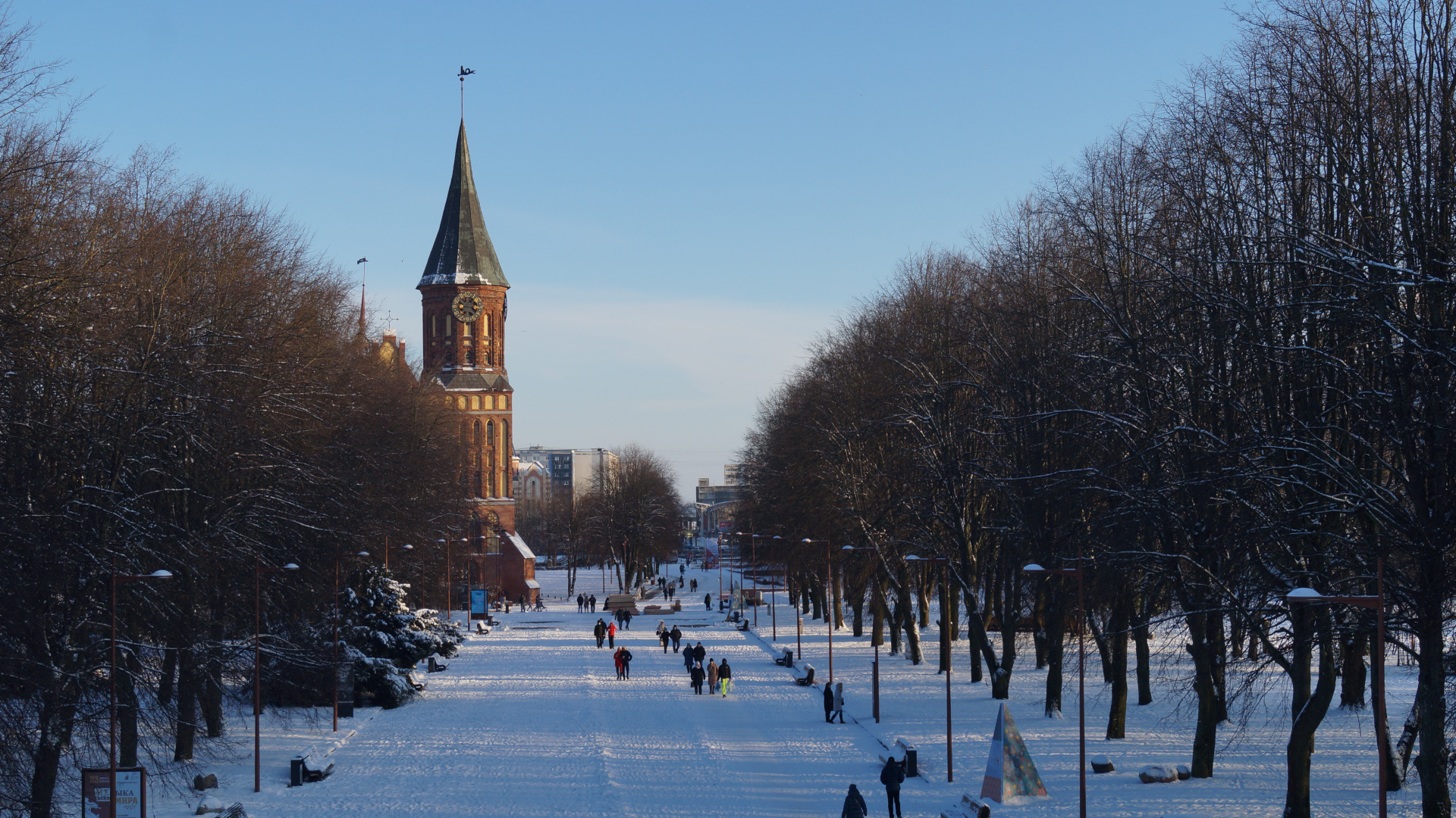 Зима в Калининграде 2007