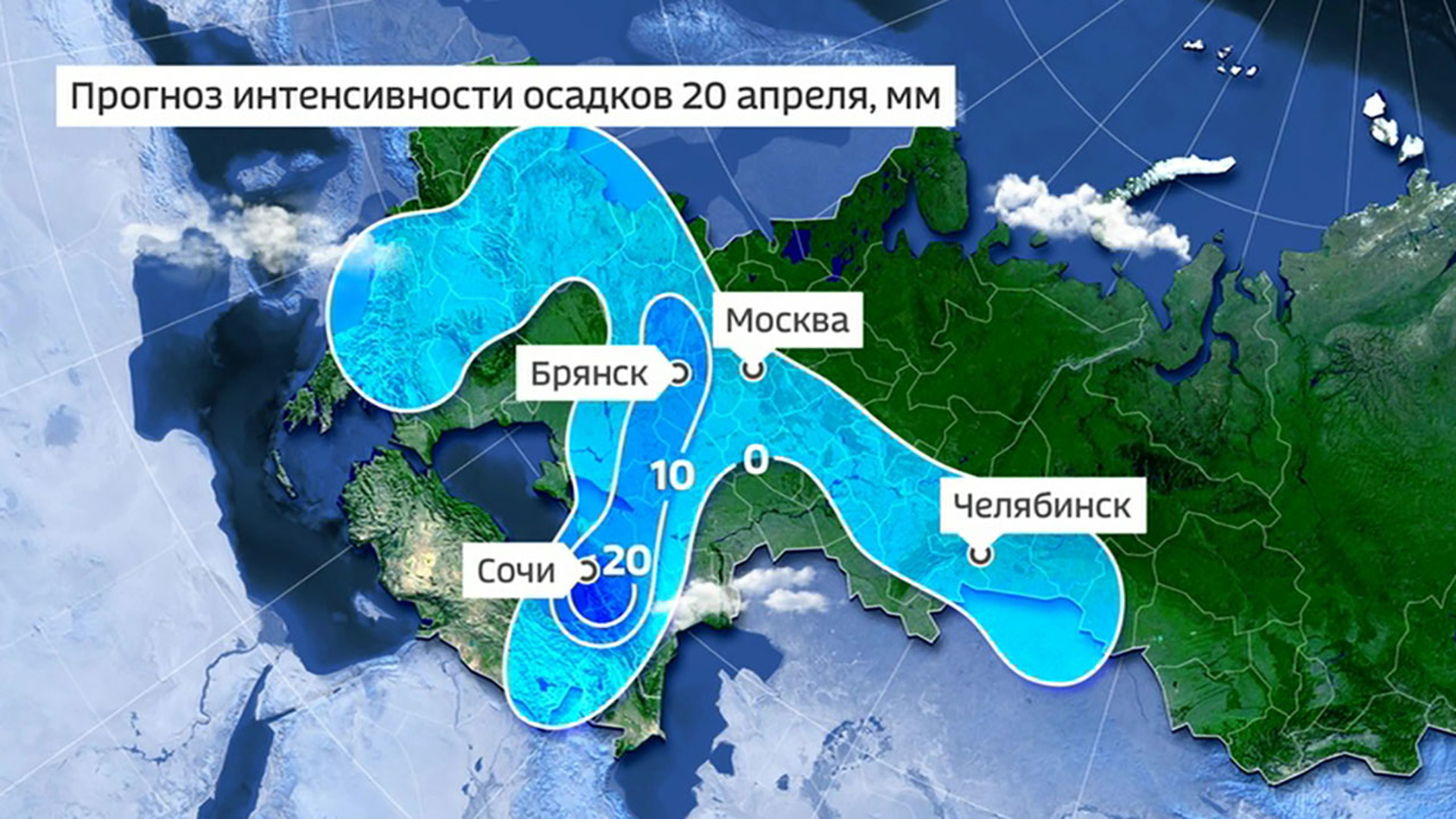 Карта похолодания в россии