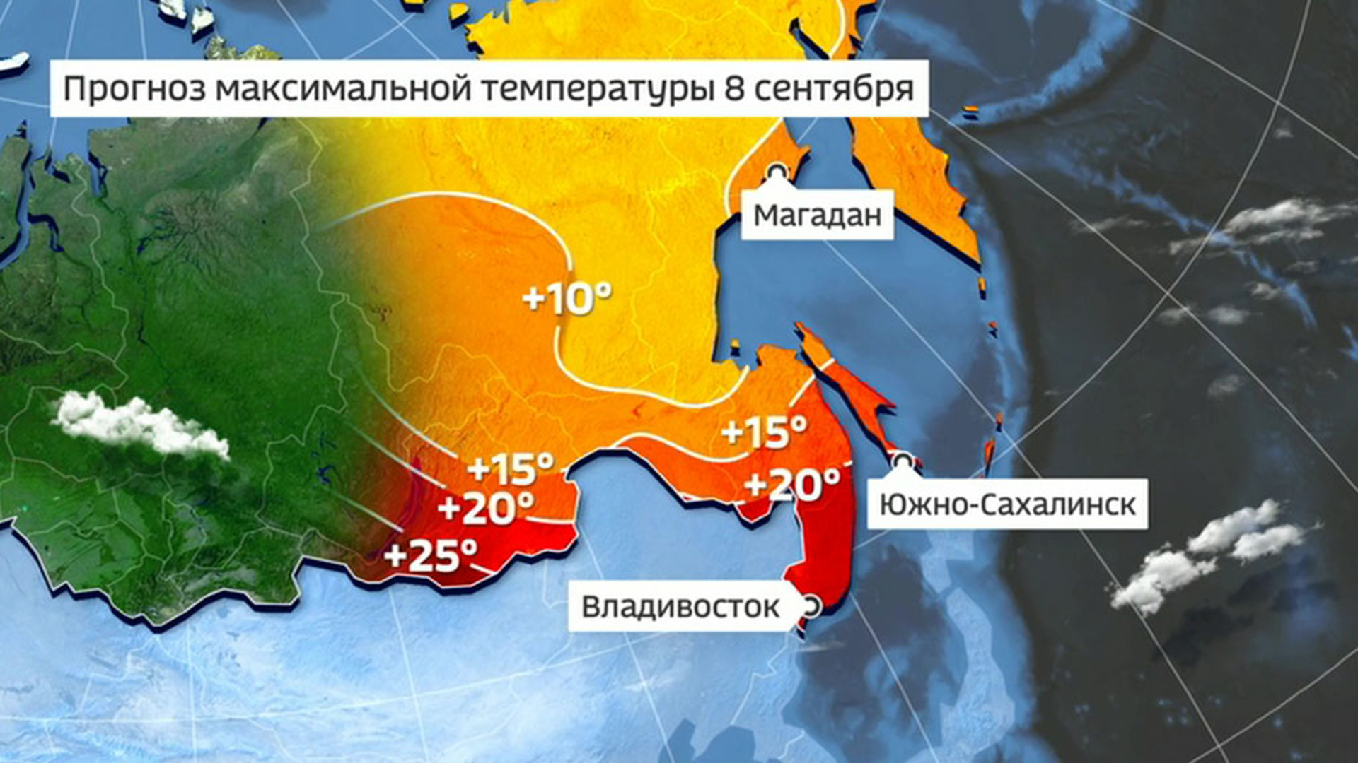 Карта тайфунов онлайн дальний восток