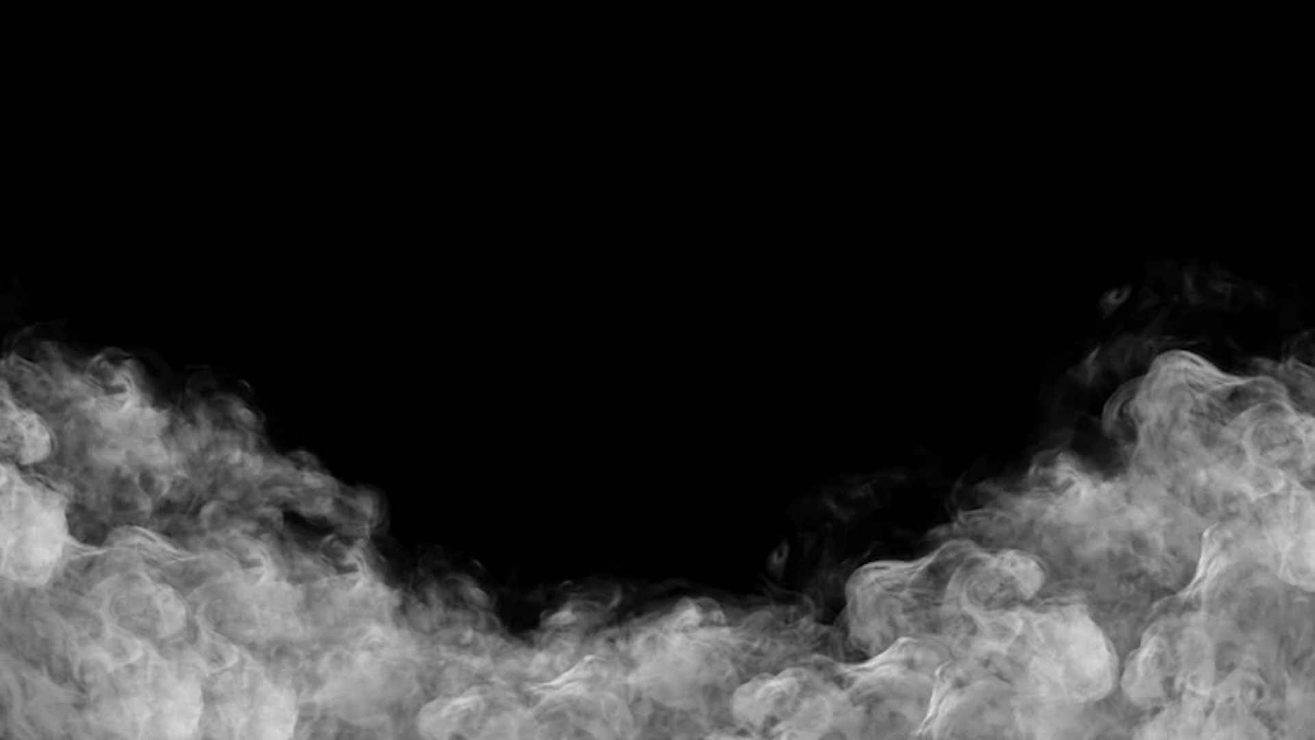 Дым на черном фоне