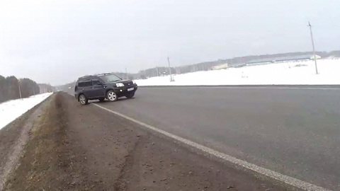 Погоня со стрельбой за пьяным лихачом под Томском попала на видео