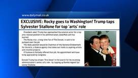 СМИ: Трамп хочет назначить Сталлоне главным по искусству