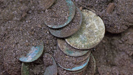 Археолог-любитель нашел 300 древнеримских монет в Румынии