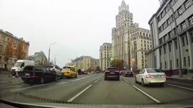 Появилось видео с места массового ДТП на Садовом кольце в Москве
