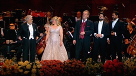 Кадры с концерта "Пласидо Доминго и звезды мировой оперной сцены в Москве"