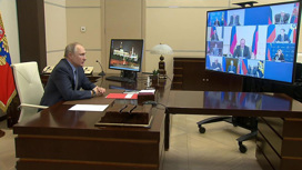 Путин на Совбезе поприветствовал решение Байдена