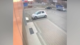 Мощный взрыв во Владикавказе попал на видео