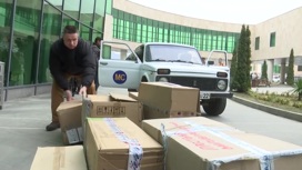 Российские миротворцы привезли новое оборудование в больницу Степанакерта