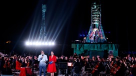 "Россия 1" покажет торжественный концерт на космодроме Байконур