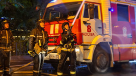 В Москве горит частная наркологическая клиника