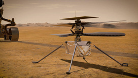 Американский вертолет "взбесился" на Марсе