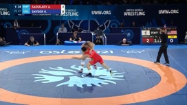 Борец вольного стиля Садулаев выиграл золото на чемпионате мира в Осло