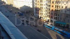Авария с актрисой Еленой Сафоновой в Москве попала на видео