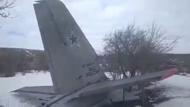 Момент падения российского Ан-26 в Воронежской области попал на видео