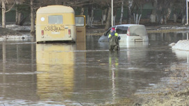 Из-за резкого потепления в Новосибирскую область пришла большая вода