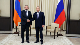 Встреча Владимира Путина с премьер-министром Армении