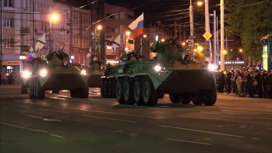 Первую ночную репетицию Парада Победы провели в Калининграде